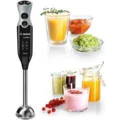 Bosch ErgoMixx MSM67160 Hand Blender with Turbo Function - Powerful, Versatile, and Sleek Black Design 